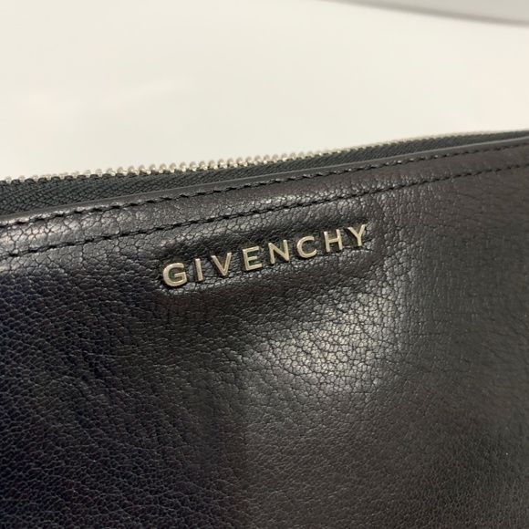 Givenchy Black L Zip Around Sku#85522 (Gently used, corners tearing) - Picture 14 of 15